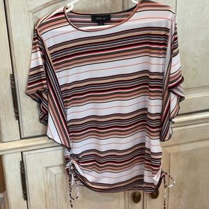 Style & Co striped batwing top, small.